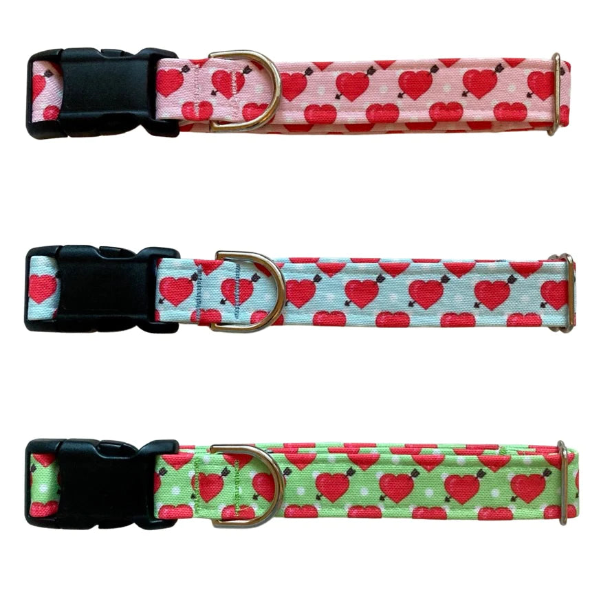 Hearts Collar Blue