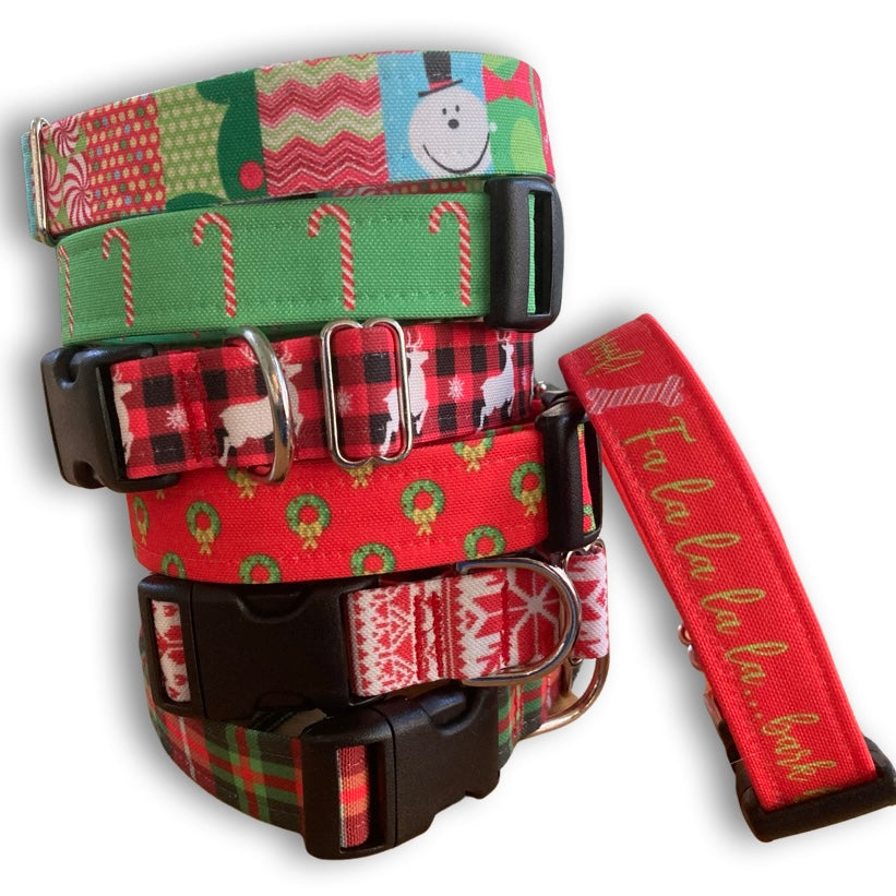 Prancing Reindeer Christmas Collar